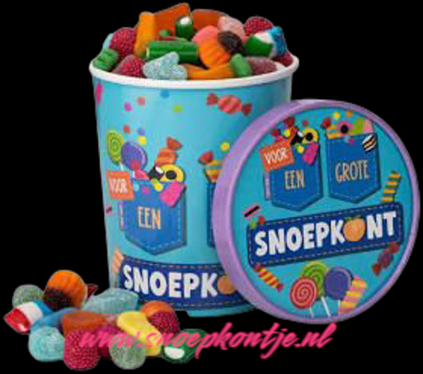 Snoep Bucket Snoepkont