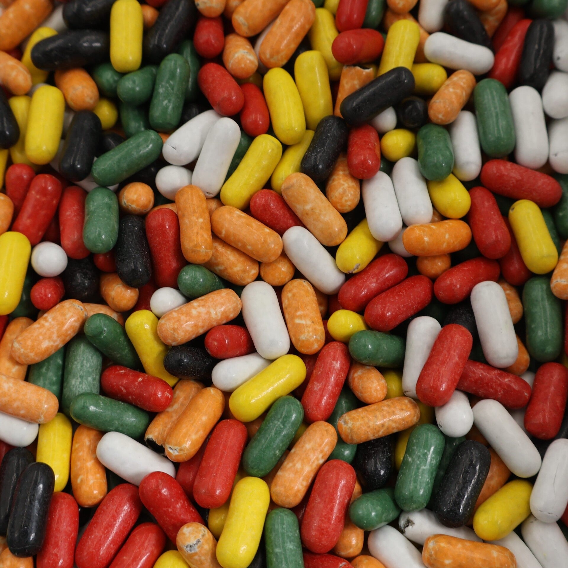 Gekleurde dropstaafjes