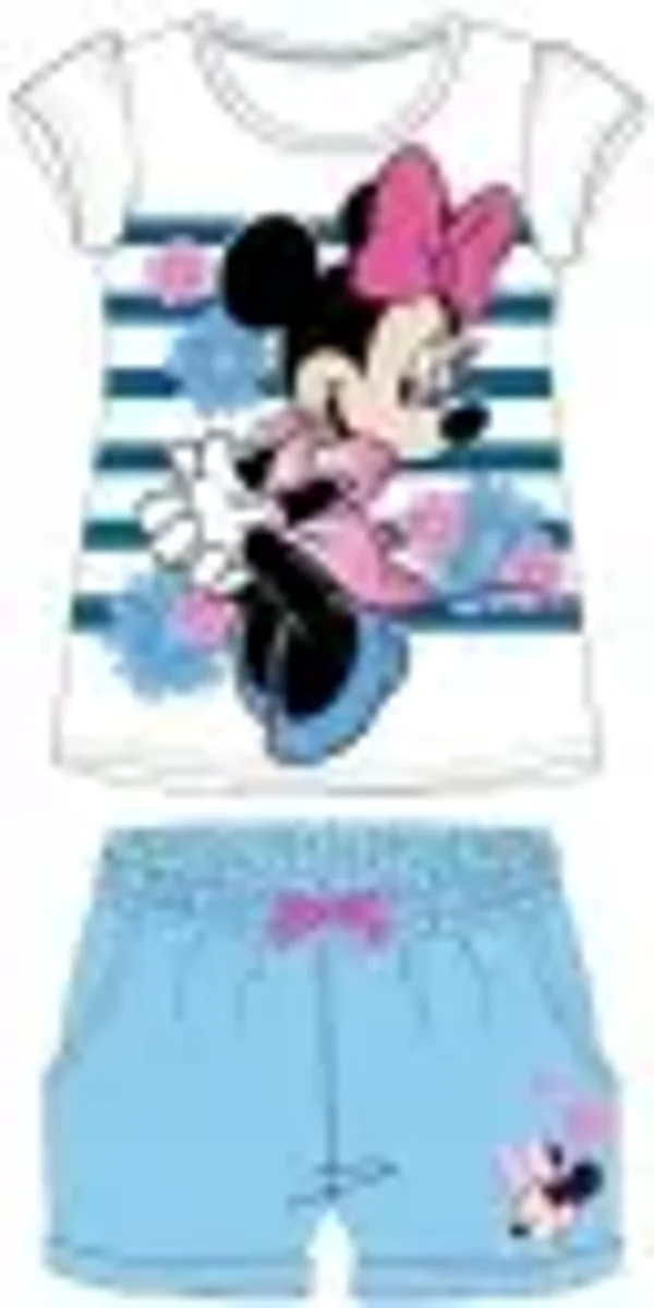 Minnie zomeroutfit in wit en blauw
