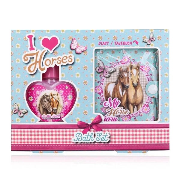 Cadeauset "I Love Horses" met notitieboek