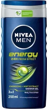 NIVEA Men Energy 24H Fresh Effect 3-in-1 Douchegel