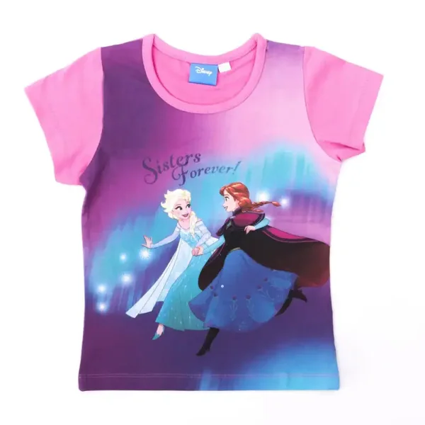 T-shirt met korte mouwen Frozen roze