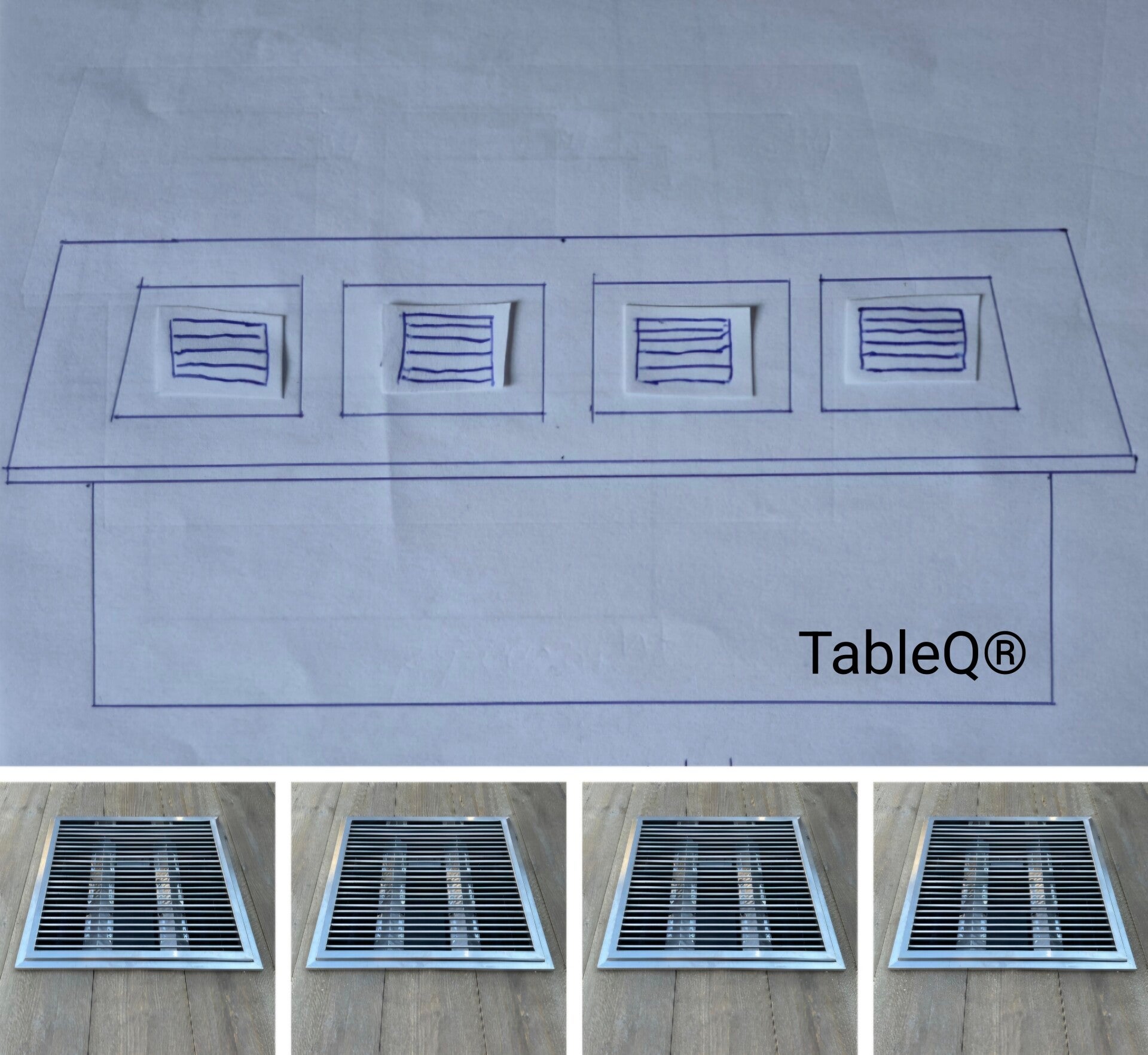 TQ4 barbecuetafel op gas