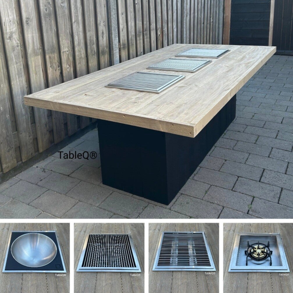 TQ3 barbecuetafel zelf samenstellen