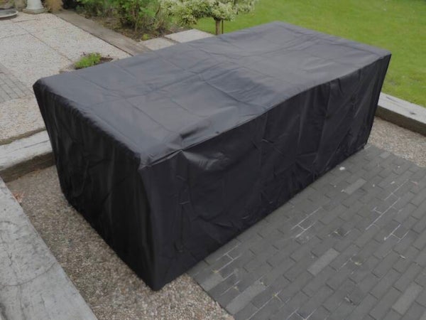 Beschermhoes voor tafel met stoelen aan 2 zijden