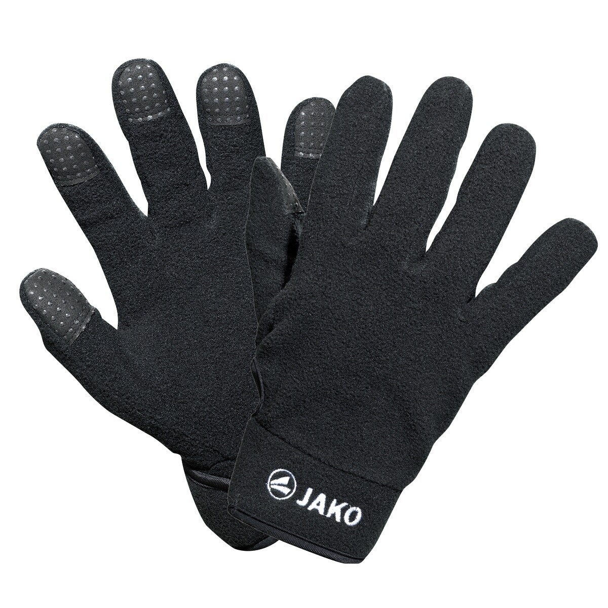 JAKO Feldspielerhandschuhe Fleece schwarz Gr. 4