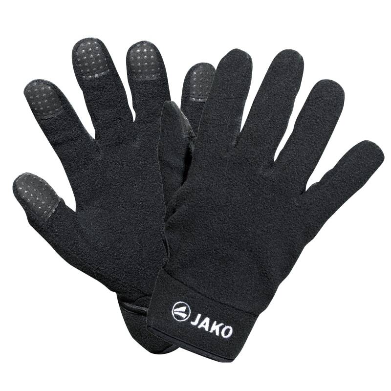 JAKO Feldspielerhandschuhe Fleece schwarz Gr. 5