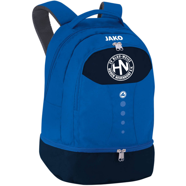 JAKO Rucksack mit Bodenfach blau inkl. Vereinslogo 1816