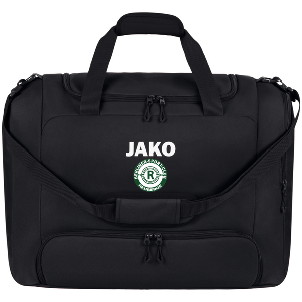 JAKO Sporttasche One mit Bodenfach schwarz Gr. M inkl. Vereinslogo 2001