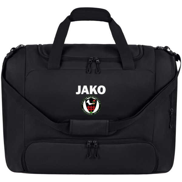 JAKO Sporttasche One mit Bodenfach schwarz Gr. M inkl. Vereinslogo 2001