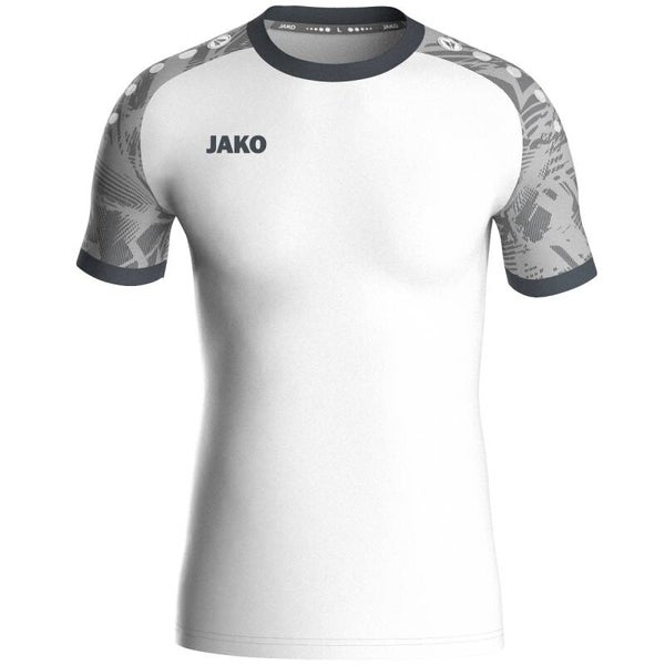 JAKO Trikot Iconic weiß/soft grey/anthra light kurzarm 4224