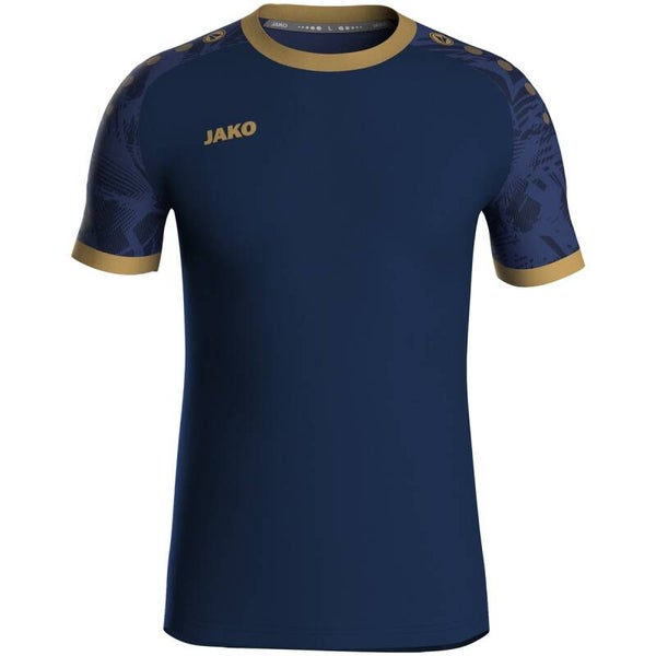 JAKO Trikot Iconic navy/gold kurzarm Gr. L