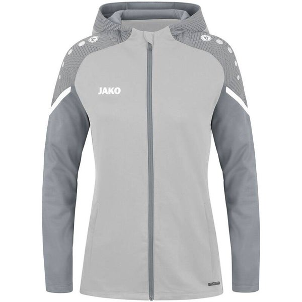 JAKO Damen Kapuzenjacke Performance grau Gr. 38