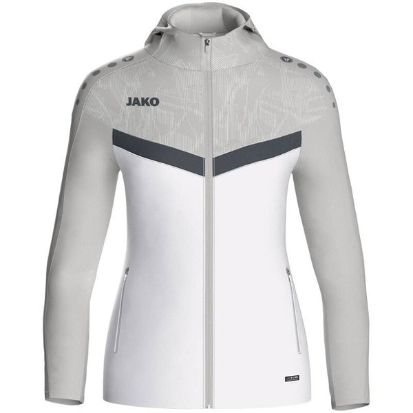 JAKO Damen Kapuzenjacke Iconic weiß 6824