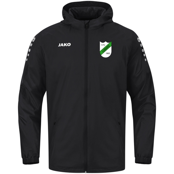JAKO Allwetterjacke Team 2.0 schwarz inkl. Vereinslogo Gr. XL