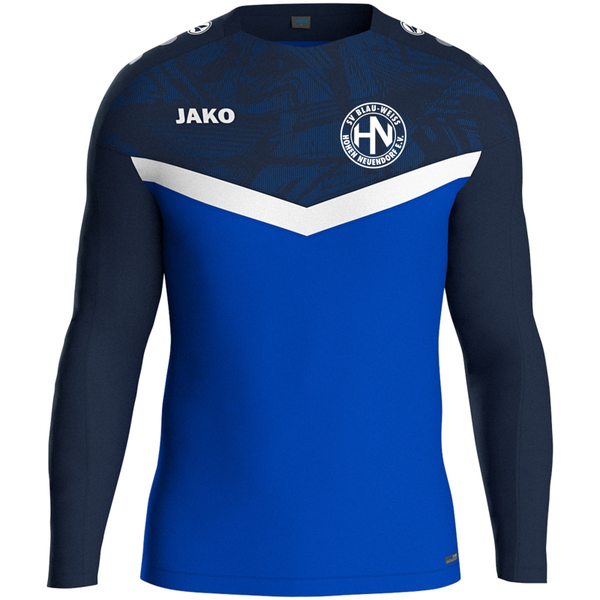 JAKO Sweat Iconic blau inkl. Vereinslogo Gr. XL