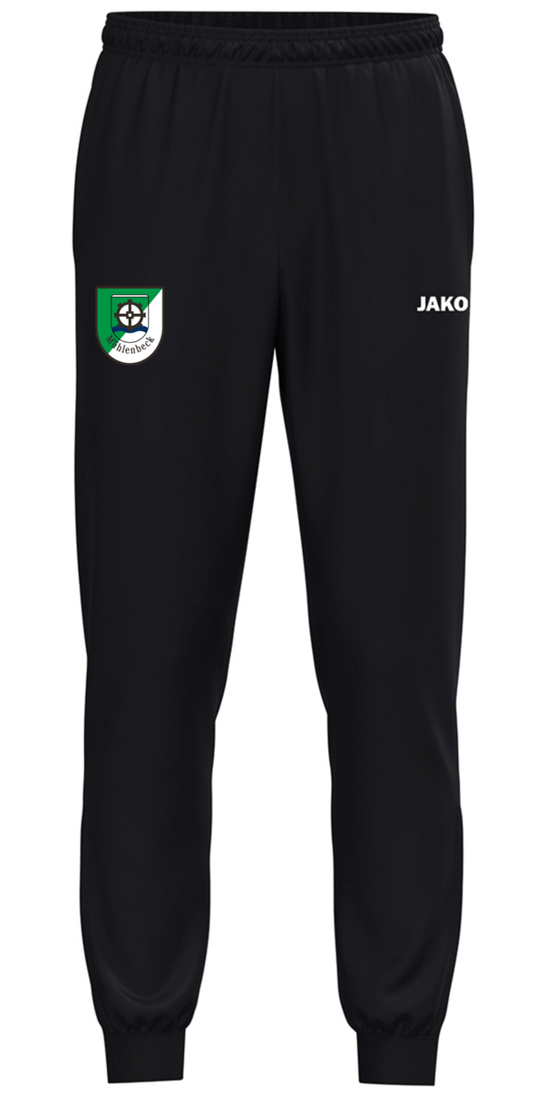 JAKO Kinder Polyesterhose One schwarz Gr. 152 inkl. Vereinslogo 9200