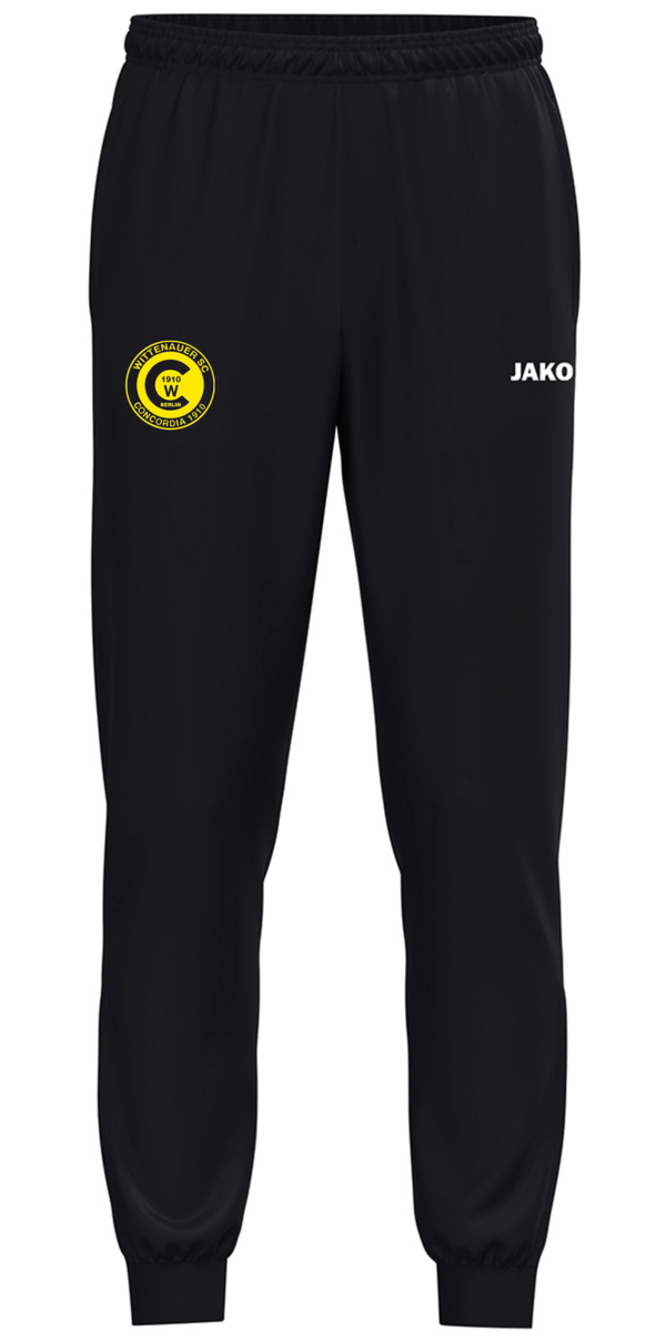 JAKO Kinder Polyesterhose One schwarz Gr. 152 inkl. Vereinslogo 9200