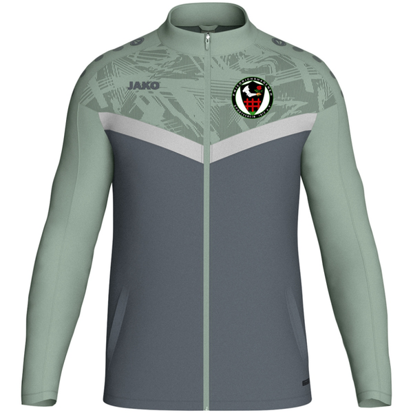 JAKO Polyesterjacke Iconic mintgrün Gr. L inkl. Vereinslogo + Vereinsname 9324