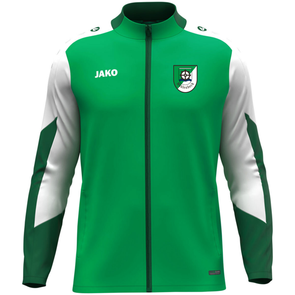 JAKO Polyesterjacke Dynamic grün inkl. Vereinslogo + Vereinsname Gr. L