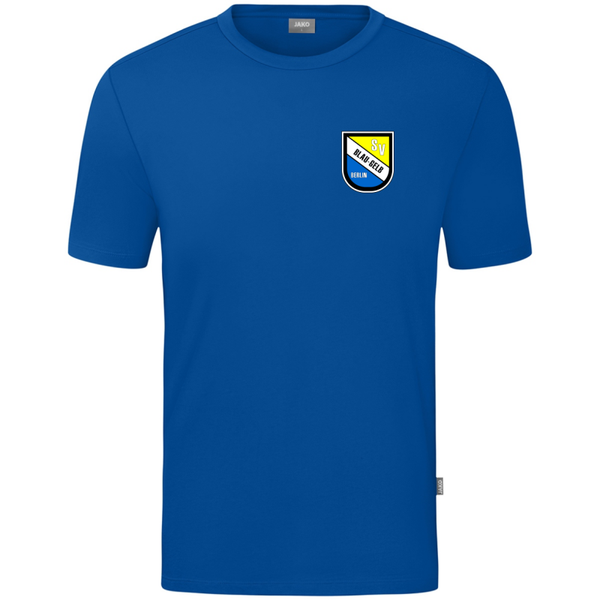JAKO T-Shirt Organic royalblau inkl. Vereinslogo Gr. 116