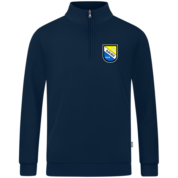 JAKO Ziptop Organic marine inkl. Vereinslogo Gr. L