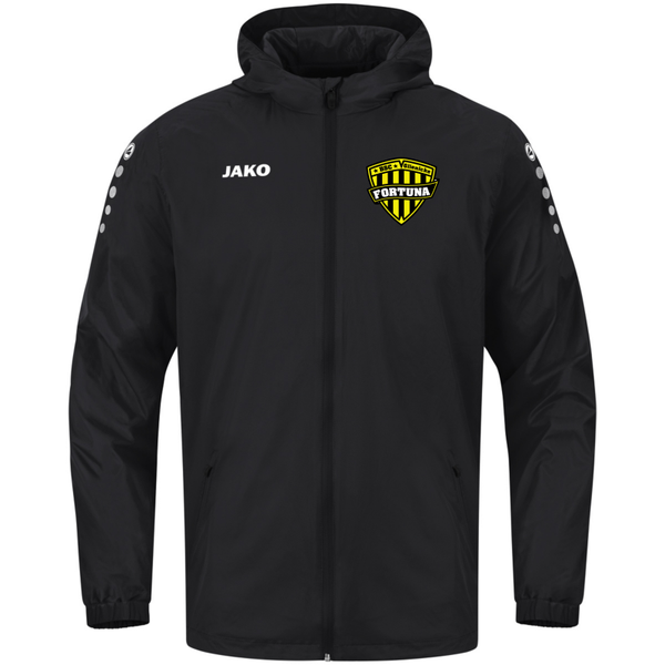 JAKO Allwetterjacke Team 2.0 schwarz inkl. Vereinslogo Gr. XL