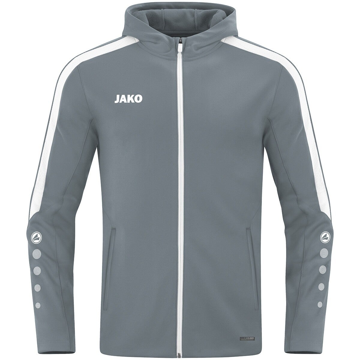 JAKO Kinder Kapuzenjacke Power grau 6823
