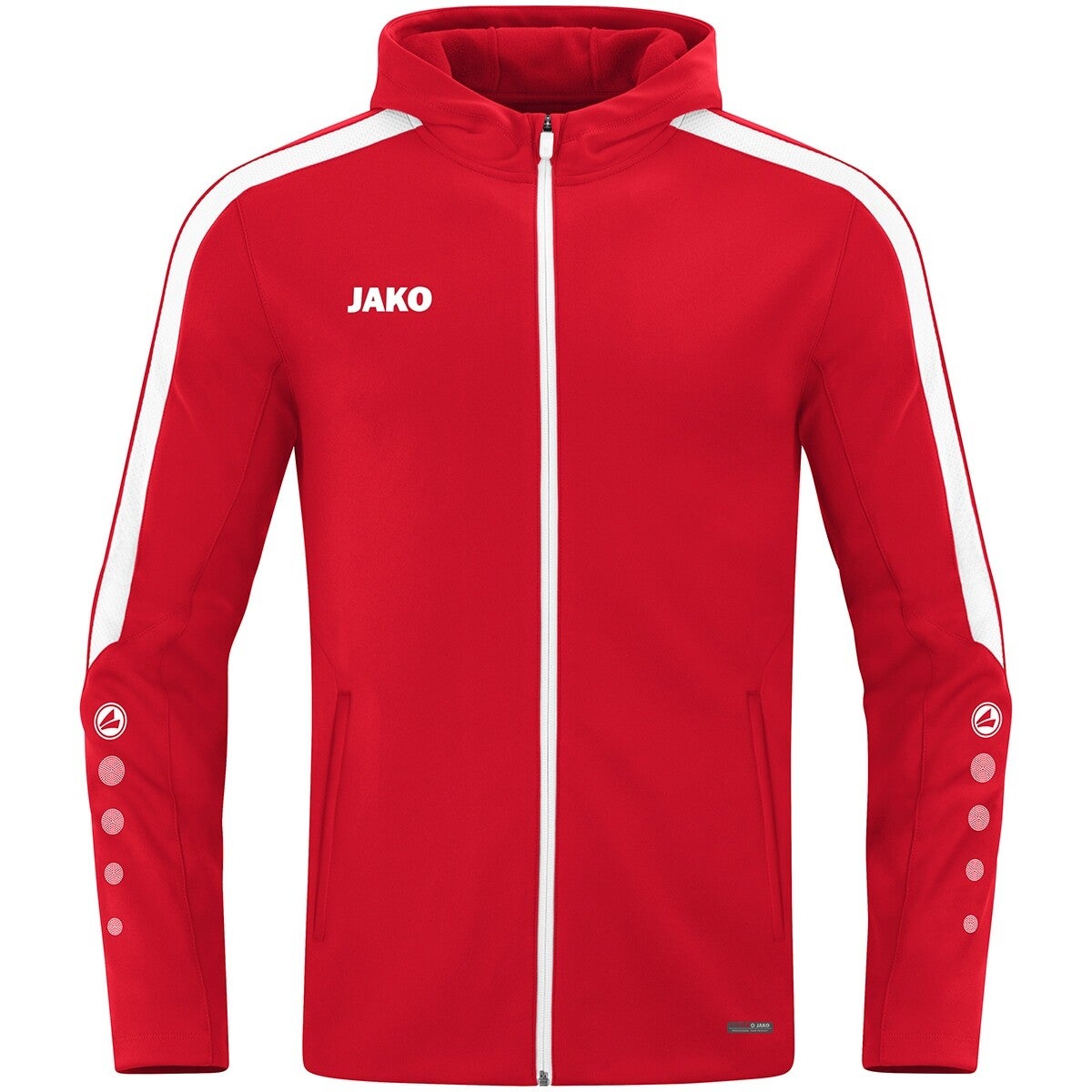 JAKO Kinder Kapuzenjacke Power rot 6823