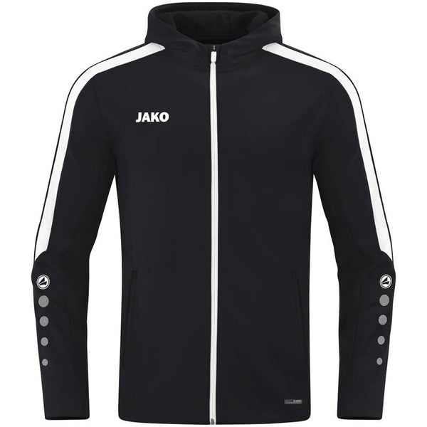 JAKO Kinder Kapuzenjacke Power schwarz 6823