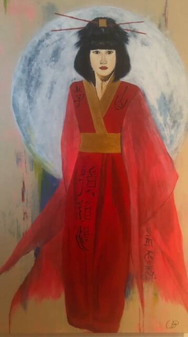 Collectie Wiep: Aziatische Dame VERKOCHT