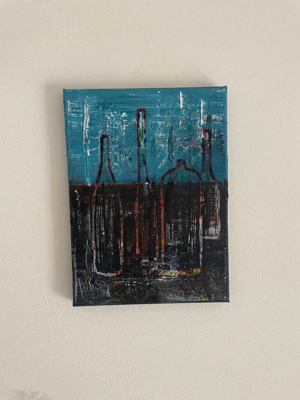 Collectie KLEL: Tweeluik met flessen.