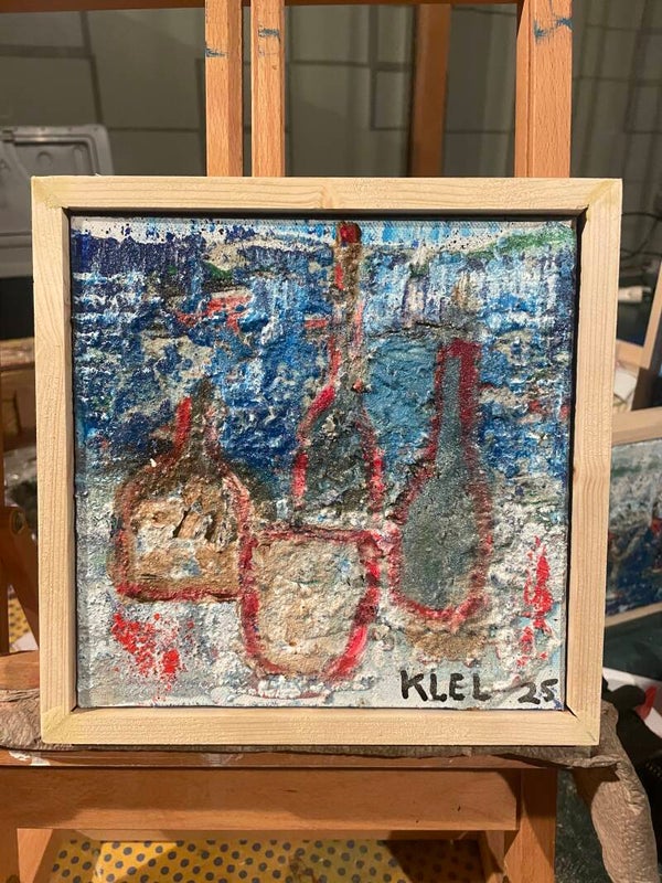 Collectie KLEL: Abstract met flessen