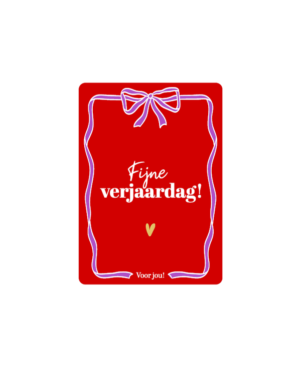 wenskaart fijne verjaardag