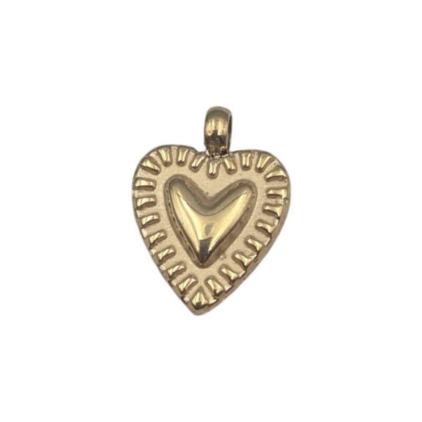 Mini hartjes bedel reliëf