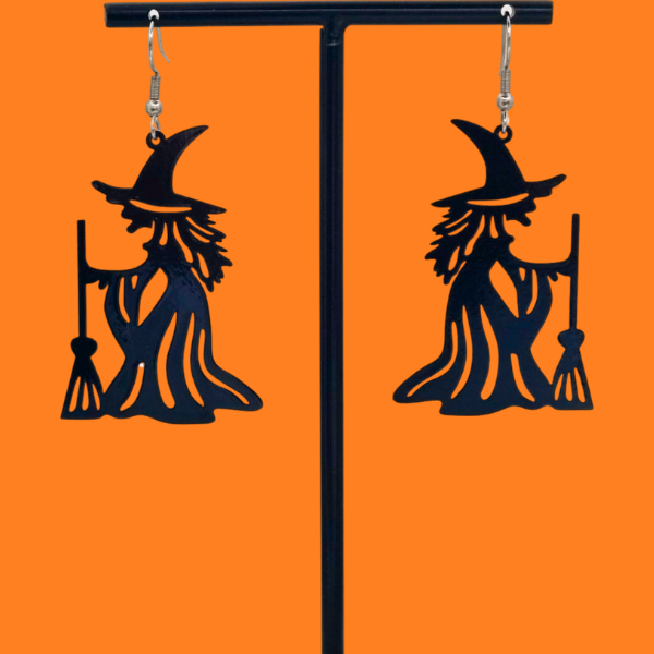 Halloweencollectie: Heks oorbellen