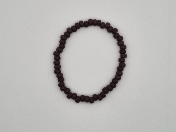 (Kinder)armband zonder bedel: bruin