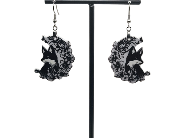 Stoere vos oorbellen