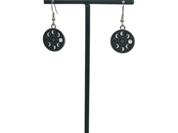 Maancyclus oorbellen