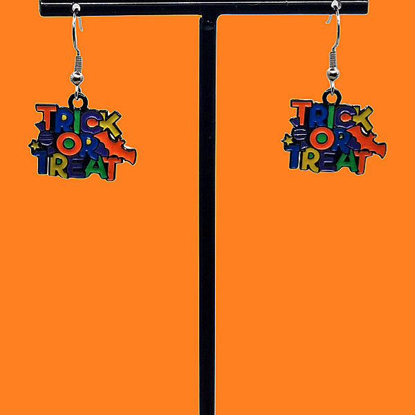 Halloweencollectie: Trick or treat oorbellen