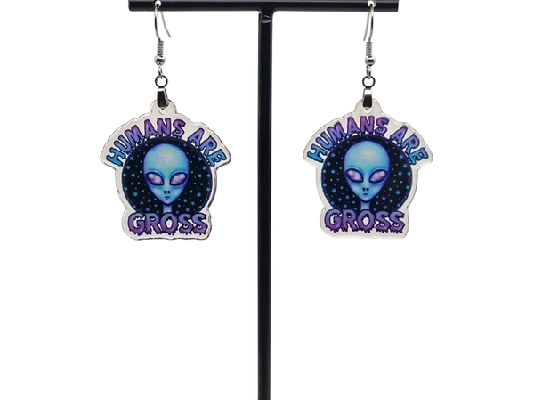 Humans are gross oorbellen