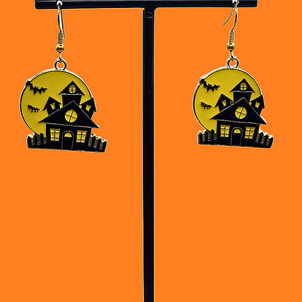 Halloweencollectie: Spookhuis oorbellen