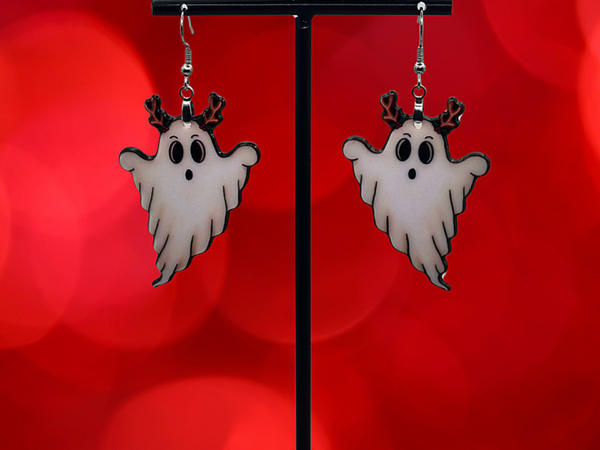 Rendierspook kerstcollectie oorbellen