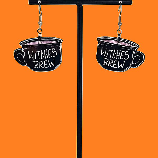 Halloweencollectie: Witches brew oorbellen