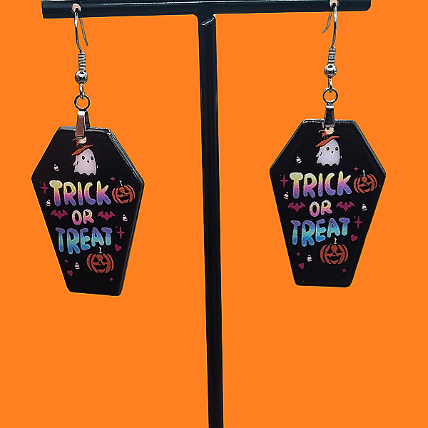 Halloweencollectie: Trick or treat oorbellen