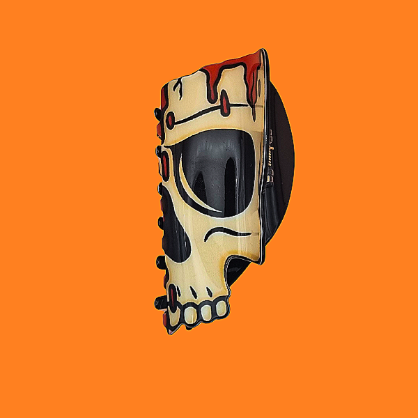 Halloweencollectie: Schedel/hart haarklem