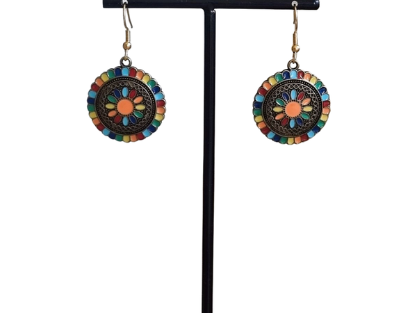 Vrolijke kleur oorbellen 6