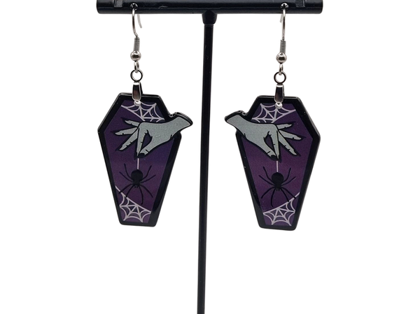 Spinnetje erbij oorbellen