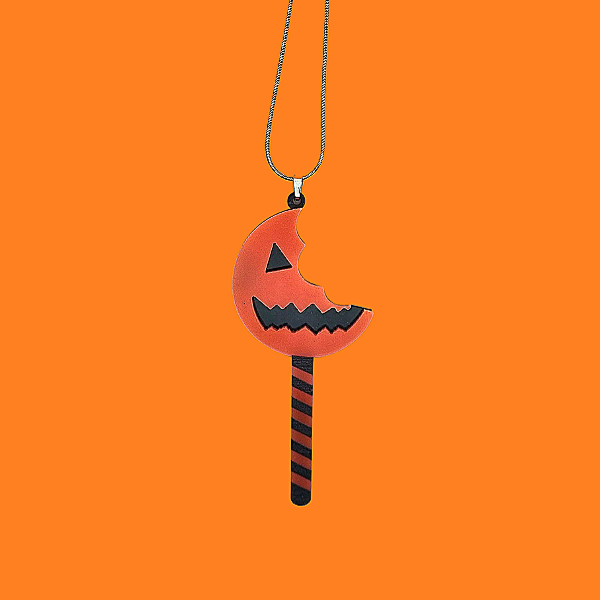 Halloweencollectie: Pompoen ketting