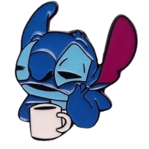 Stitch koffie pin